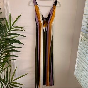The Vanity Room Striped Maxi Dress